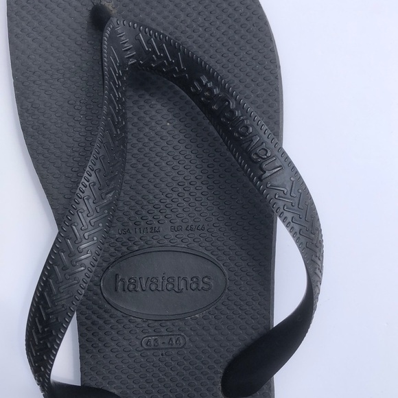 HAVAIANAS flip flop thong men’s sandals black - Picture 2 of 8